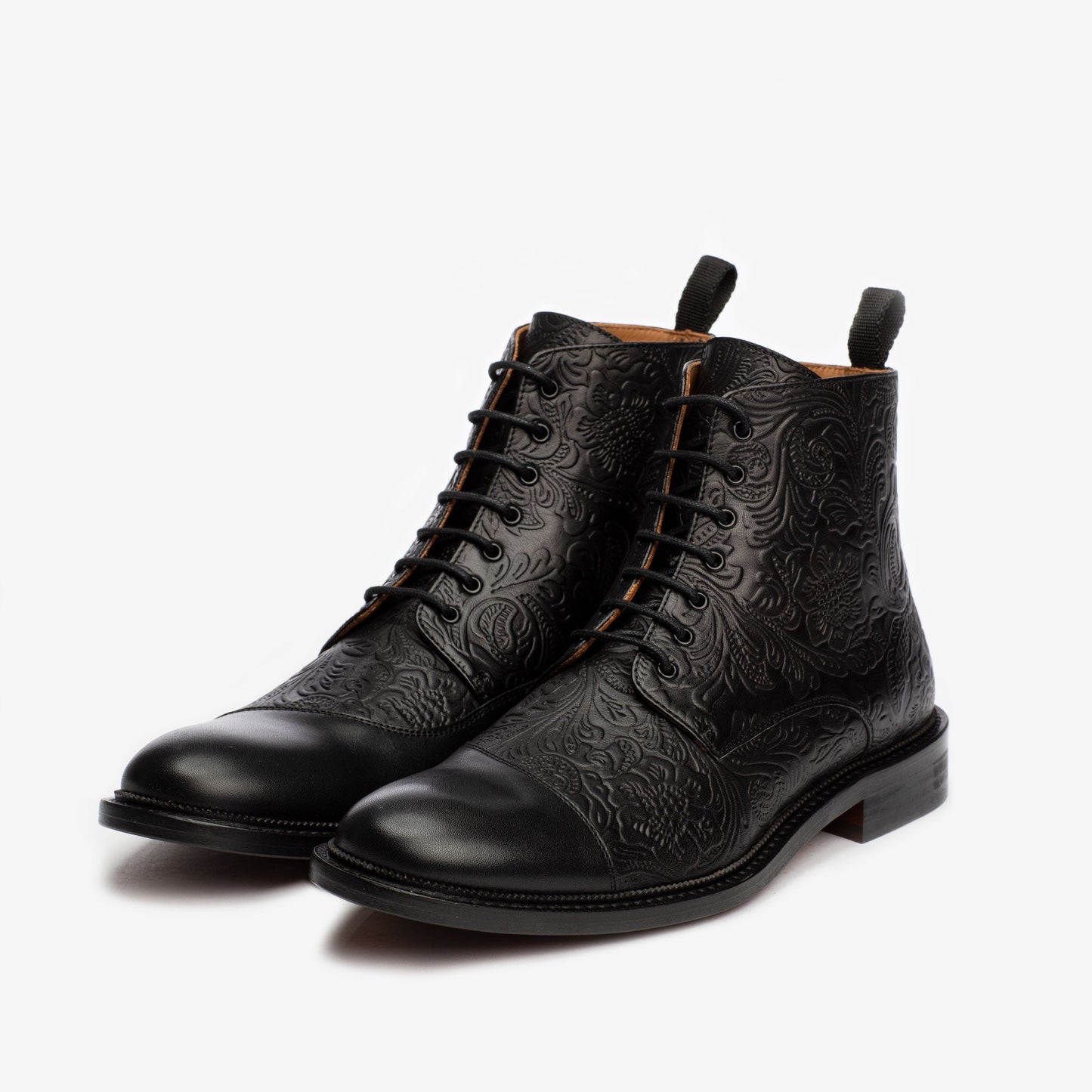 The Paris Boot in Black Floral (Last Chance, Final Sale)