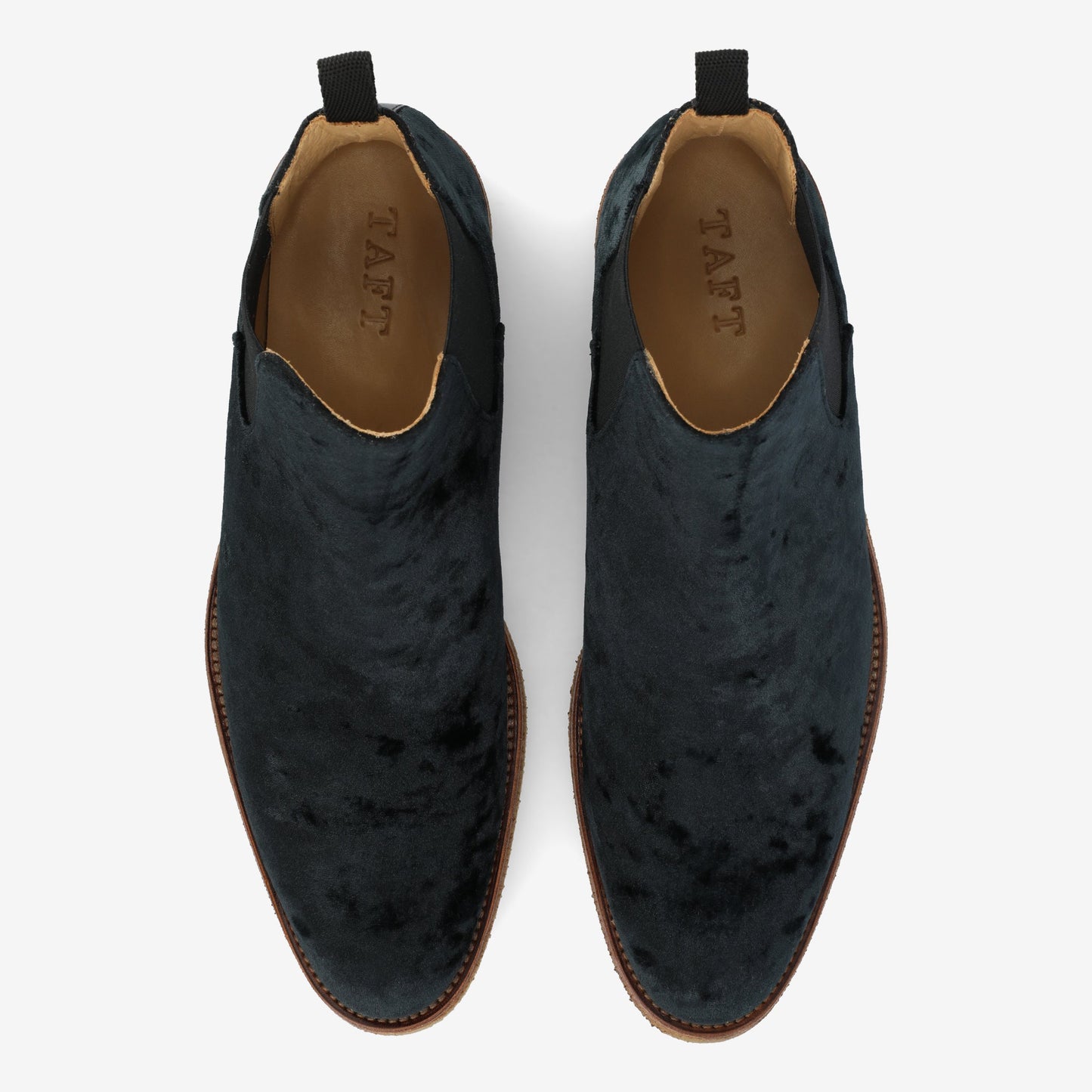 The Jude Boot in Black Velour