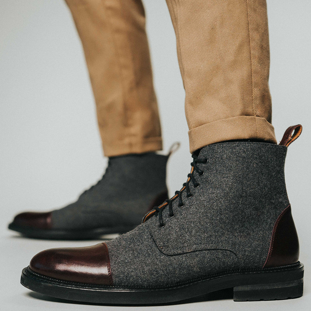 The Jack in Grey/Oxblood
