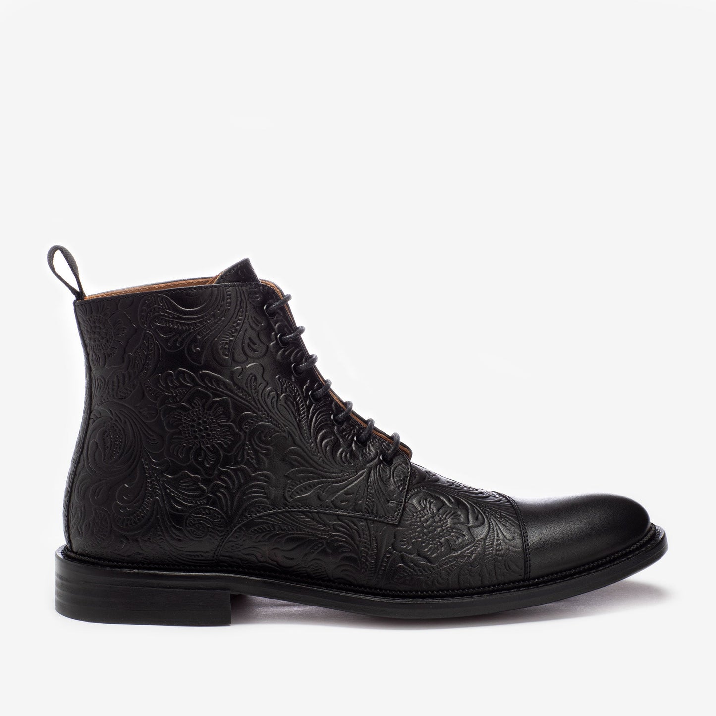The Paris Boot in Black Floral (Last Chance, Final Sale)