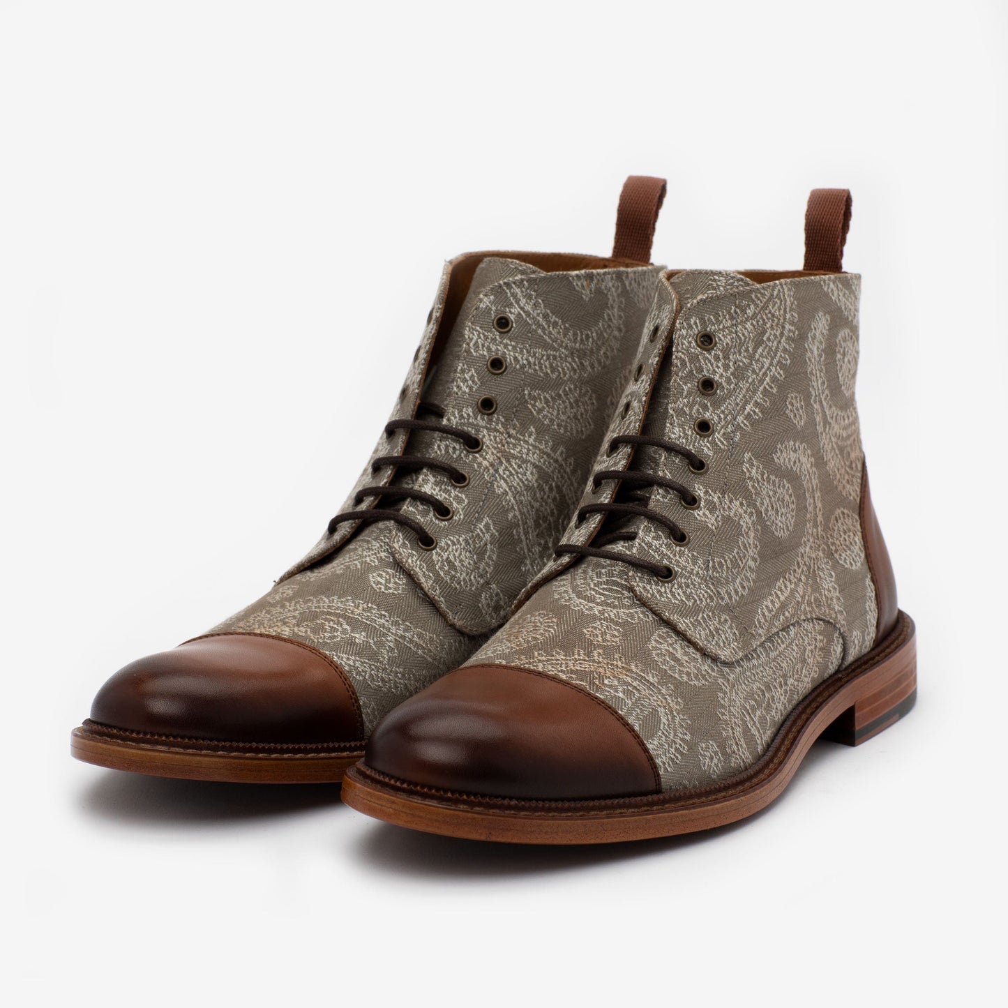 The Jack in Taupe Paisley